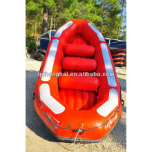 CE Corea PVC mterial 8 personas 4,3 m Whitewater balsa inflable barco